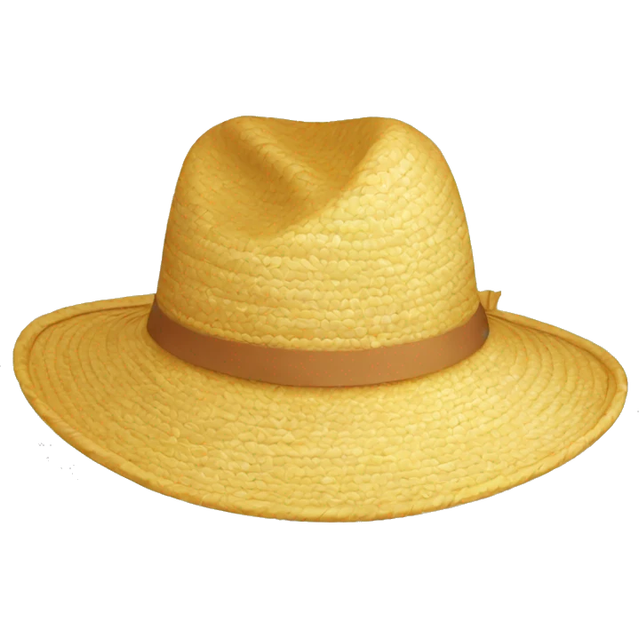 sun hat emoji