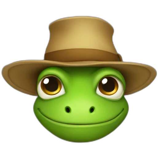 lizard-squire-hat emoji