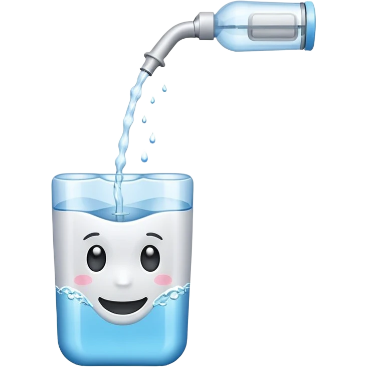 Dental irrigator  emoji