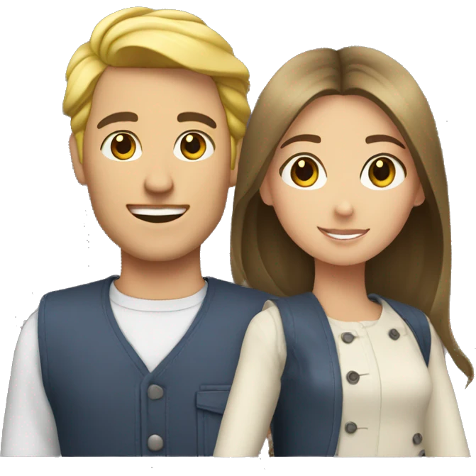 Ken with a girl emoji