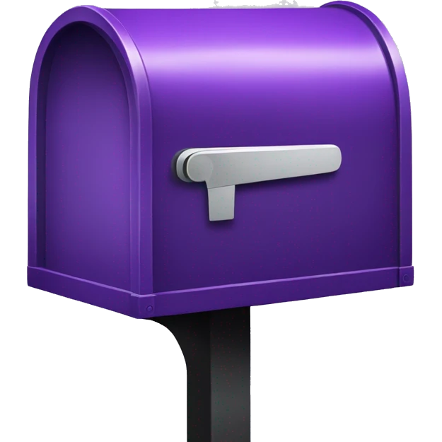 purple mailbox emoji