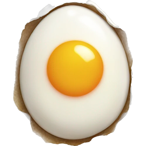 Sunny side up egg emoji