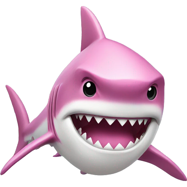 shark thats pink emoji