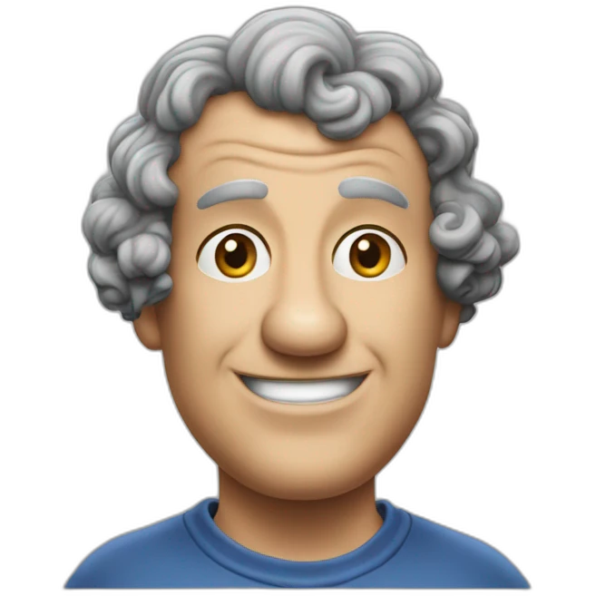 Curly joe of the three stooges emoji