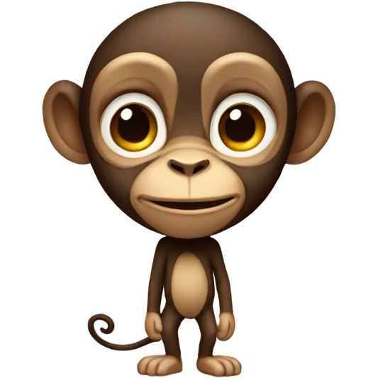 Skinny monkey  emoji