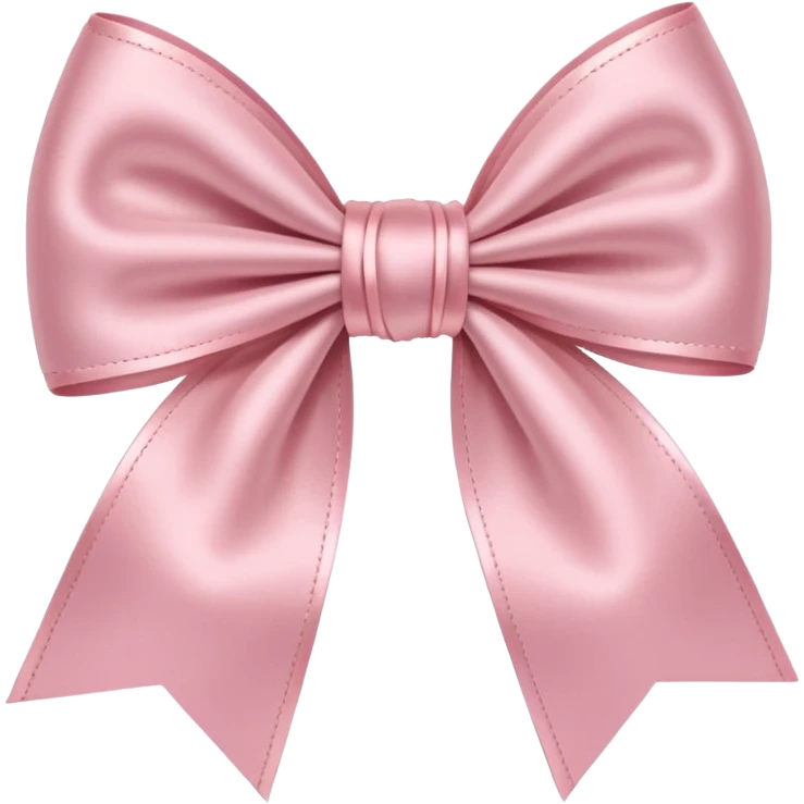 light pink bow emoji
