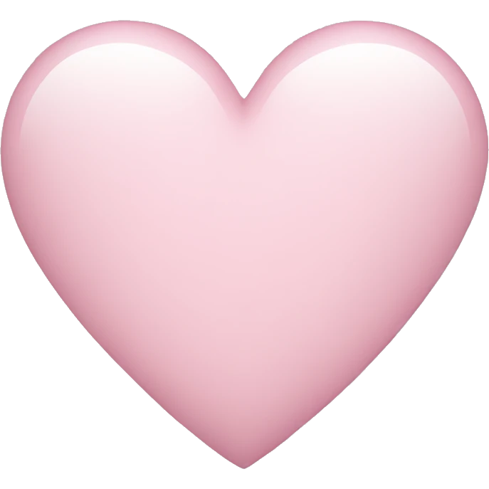 Light Pink Heart emoji