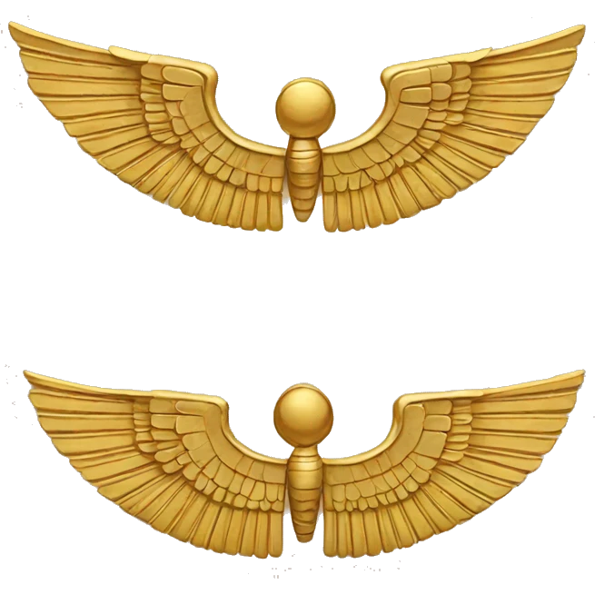 egyptian hieroglyph wings emoji