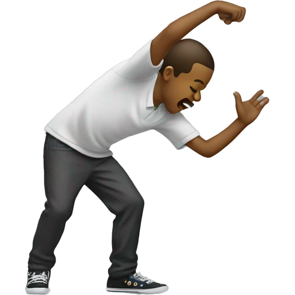 someone doing a dab  emoji