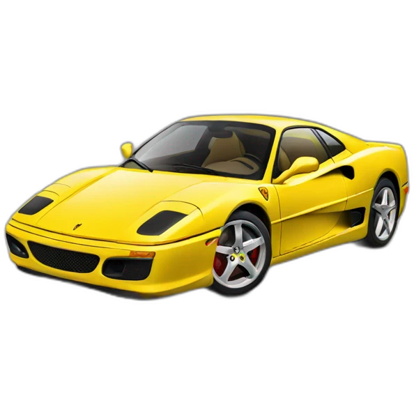 yellow ferrari emoji