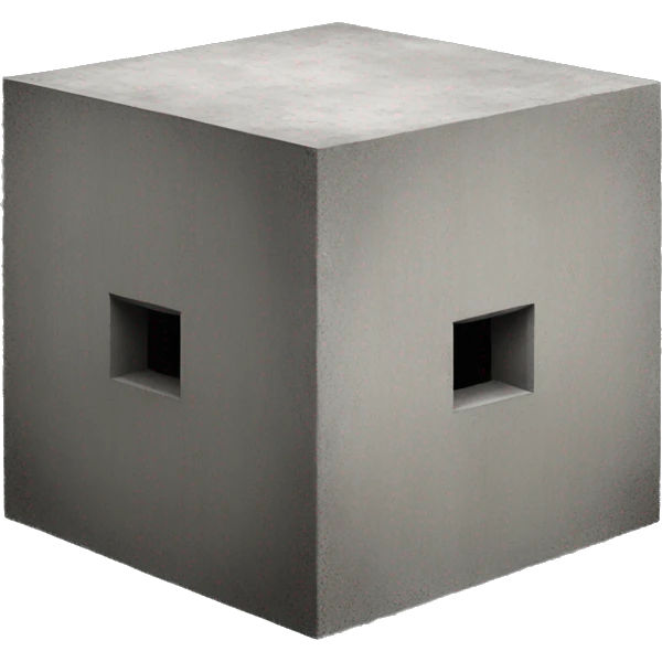concrete cube bunker emoji