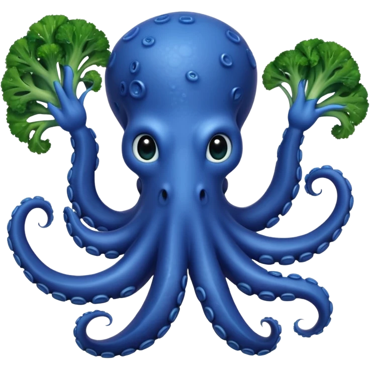 🥦🐙💙 emoji