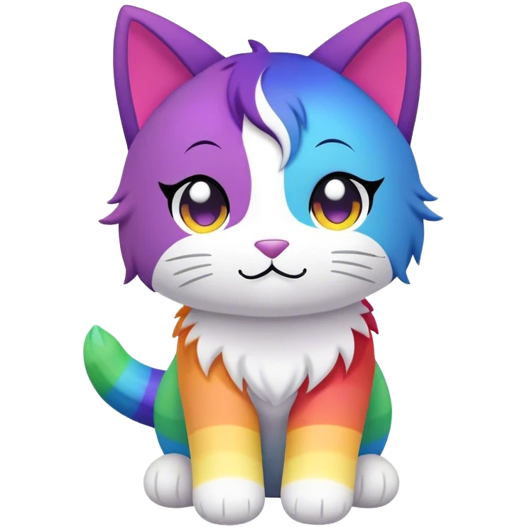 Aphmau toys called meemeows rainbow edition emoji