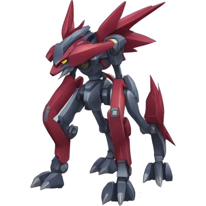 Bisharp-Zoroark-medabot-Mecha full body emoji