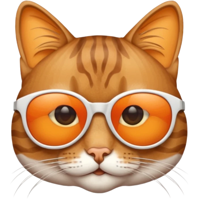 Cat wearing sunglasses emoji