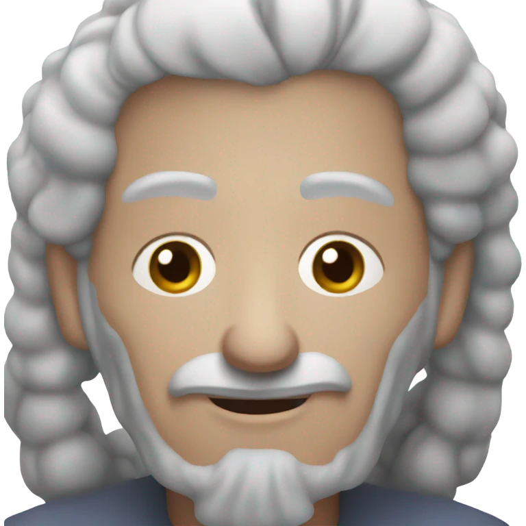 Old man grey hair emoji