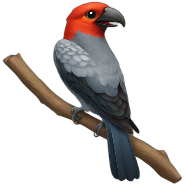Cuervo pájaro  emoji