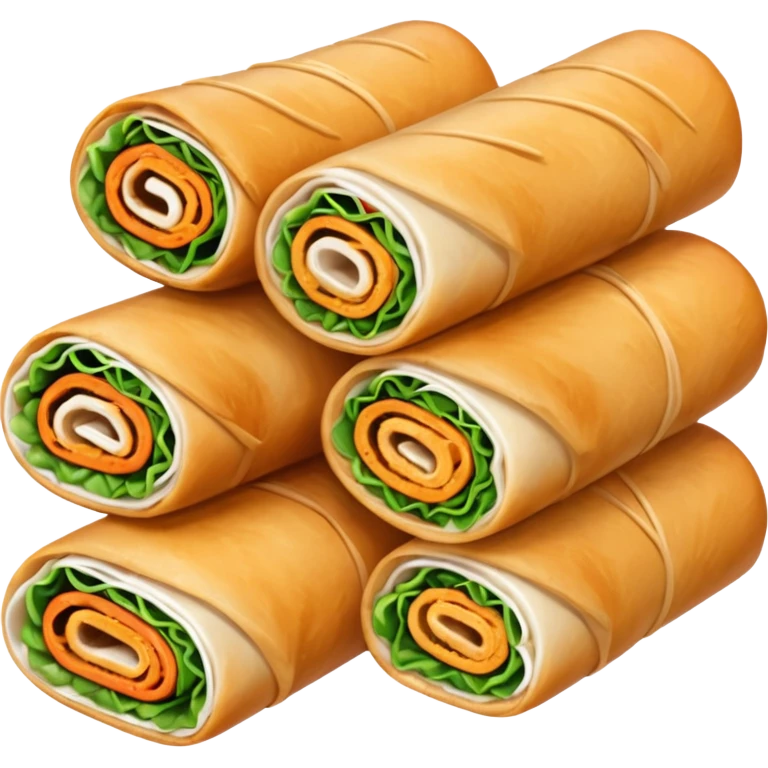 spring rolls vector emoji