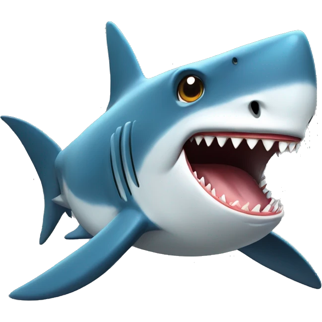 shark with monkey emoji