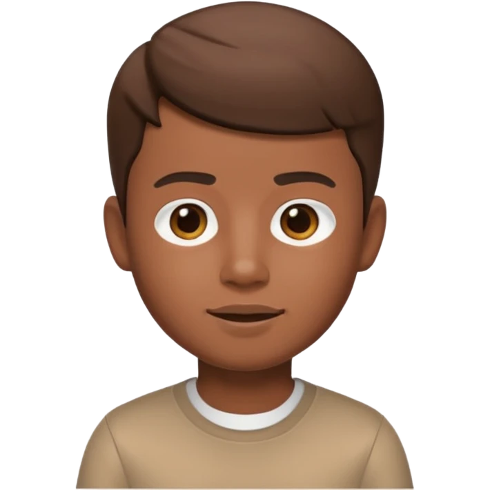 Make me a boy memoji with braun skin color Make me a boy memoji with braun skin color emoji