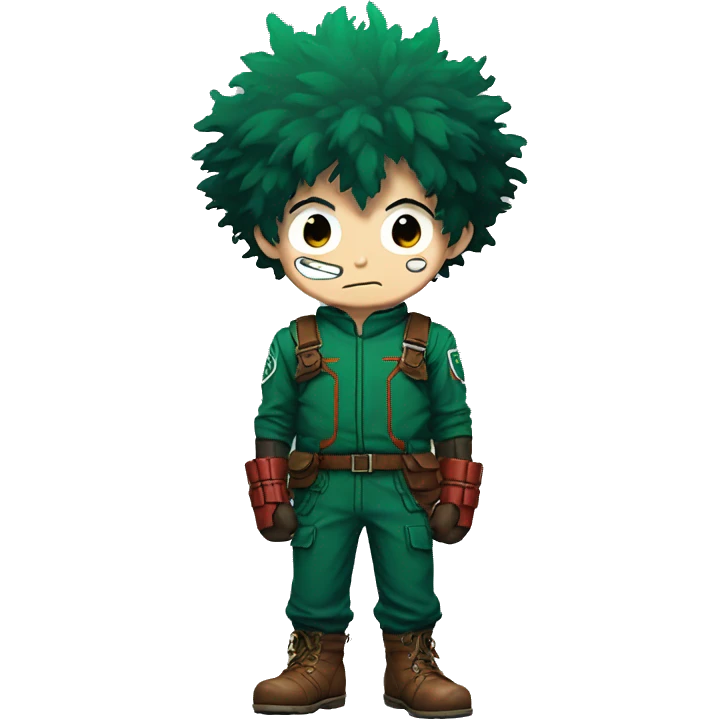 Deku from my hero academia emoji