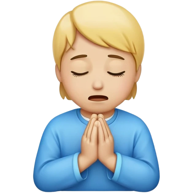Emoji praying and crying  emoji