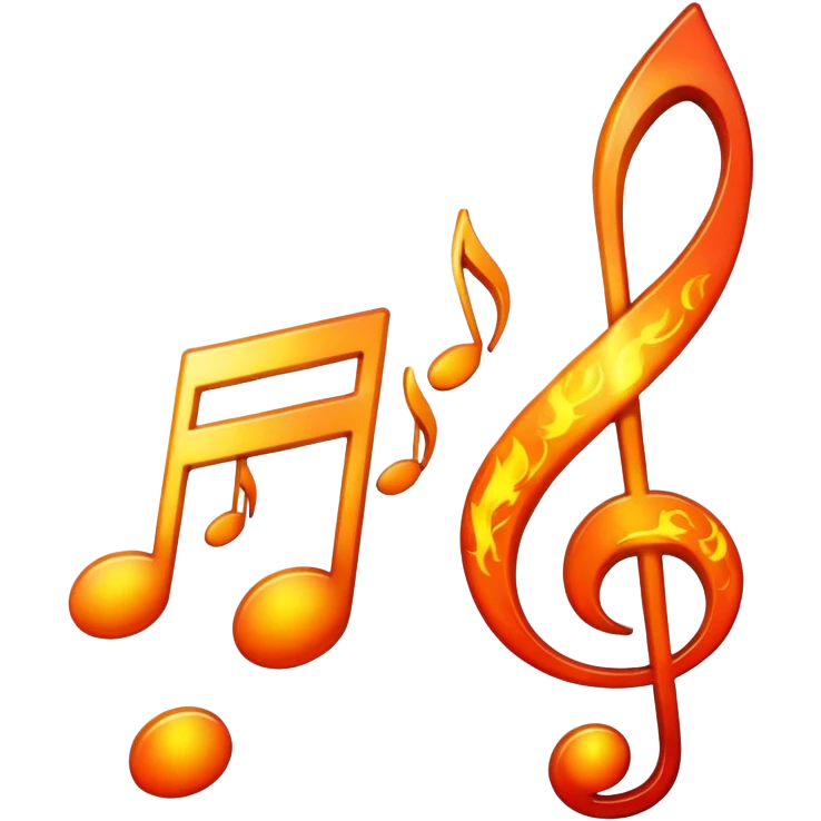 music + cosmic sounds fire emoji