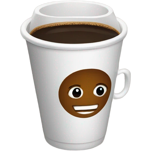 cups of coffee drunk emoji