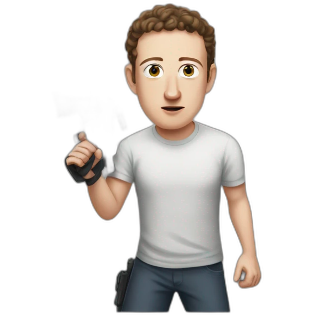 mark zuckerberg fighting for gaza emoji