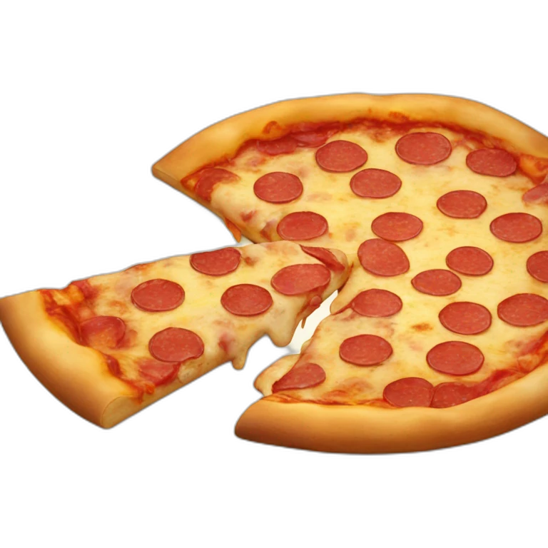 pizza sur un chat emoji