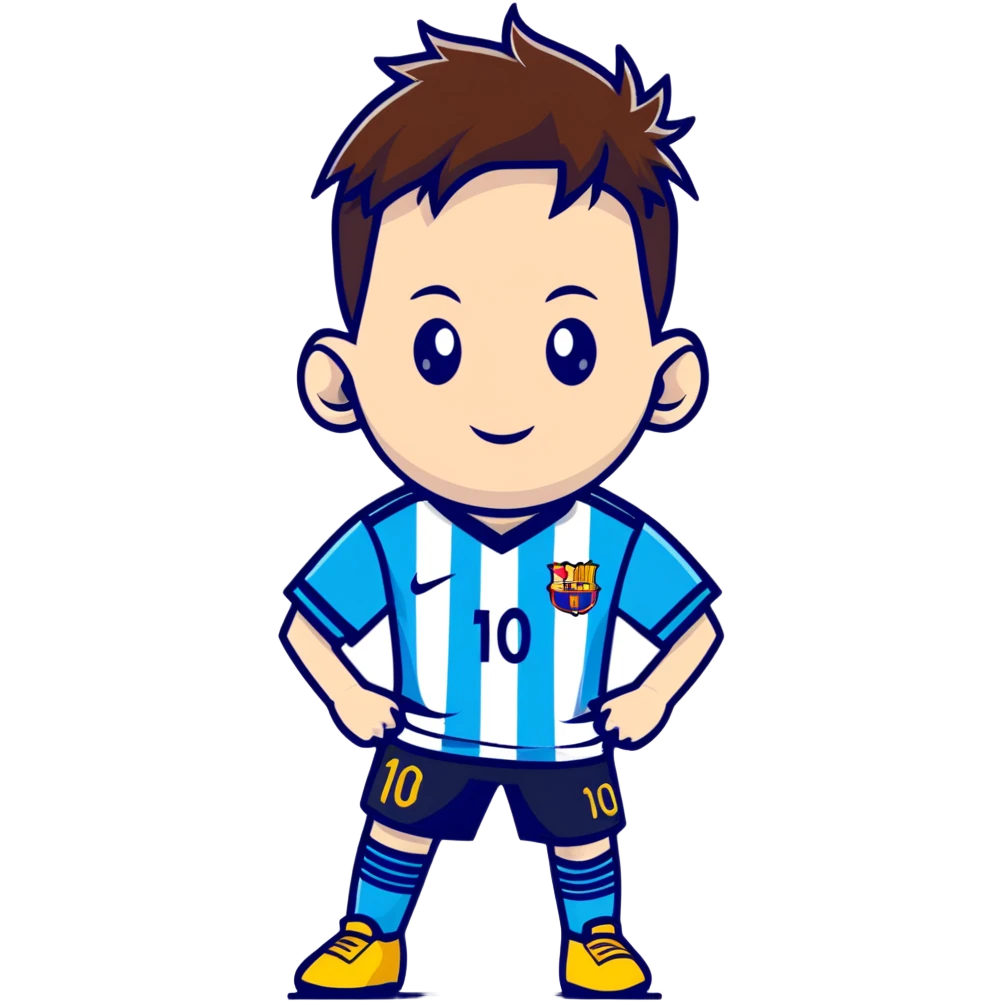 Leo Messi face emoji