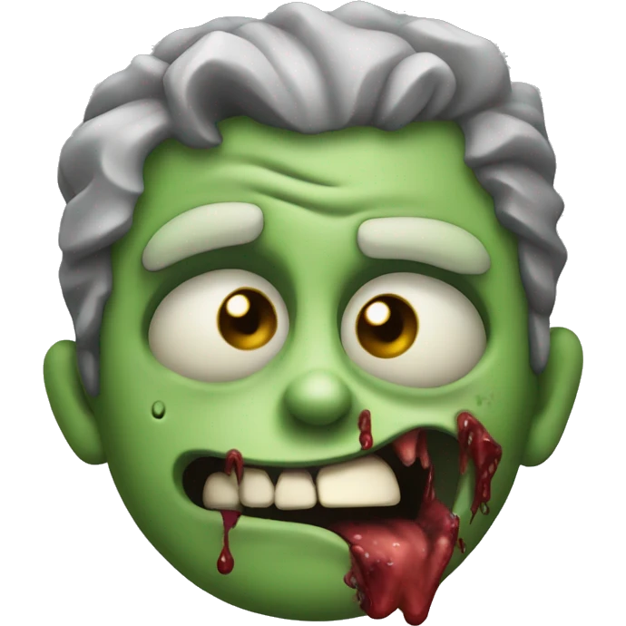 Drunk zombie  emoji