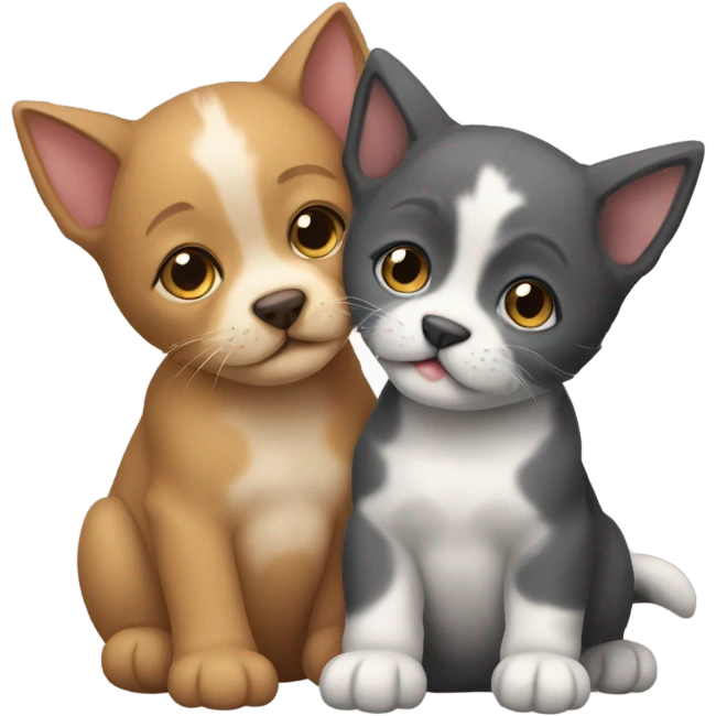 Cuddling  emoji