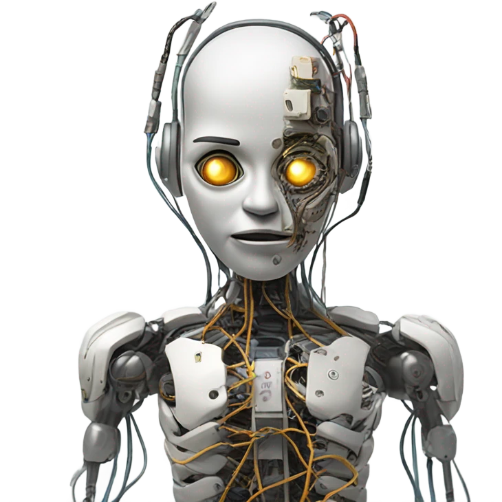 Dead cyborg emoji