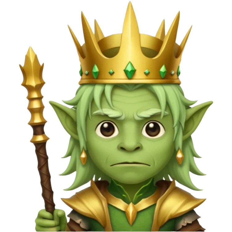 
Goblin king – Crown, staff





 emoji