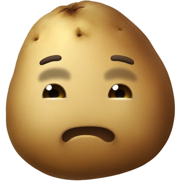 Lazy potato emoji