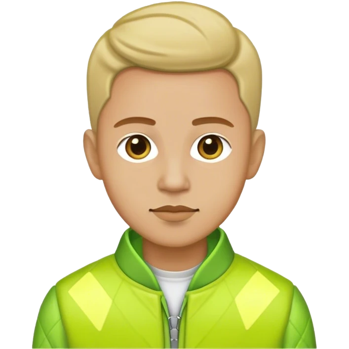 lime green fancy jacket emoji