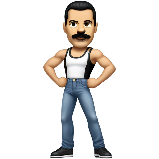 Freddie Mercury  macho emoji