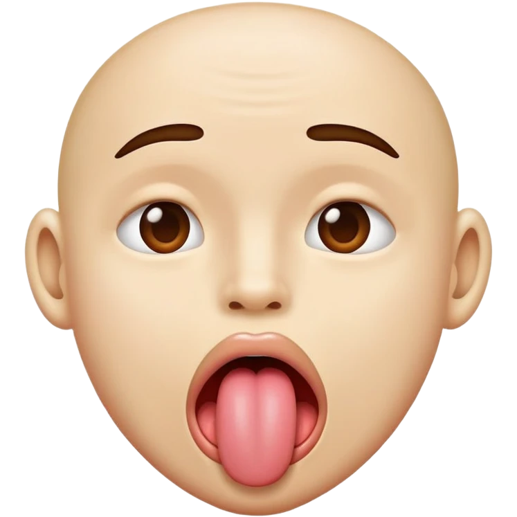 Хуй во рту emoji