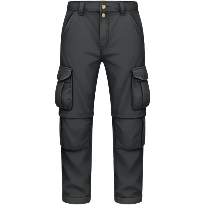 black cargo pants emoji