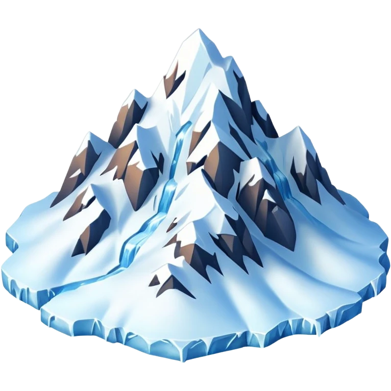 Ice Planet – frozen surface, icy mountains, blizzards emoji