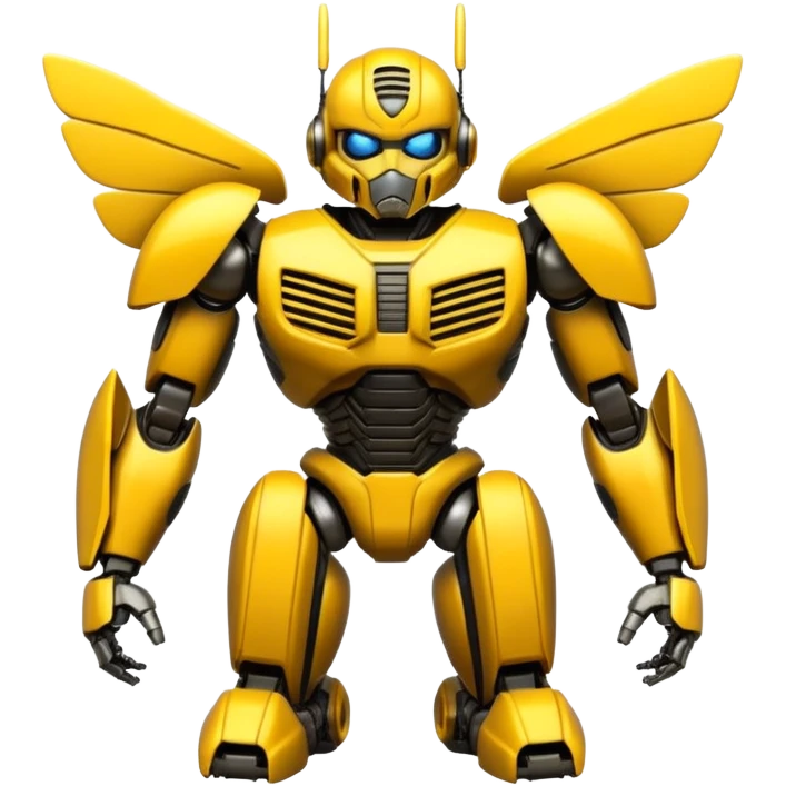 A bumblebee from Transformers emoji