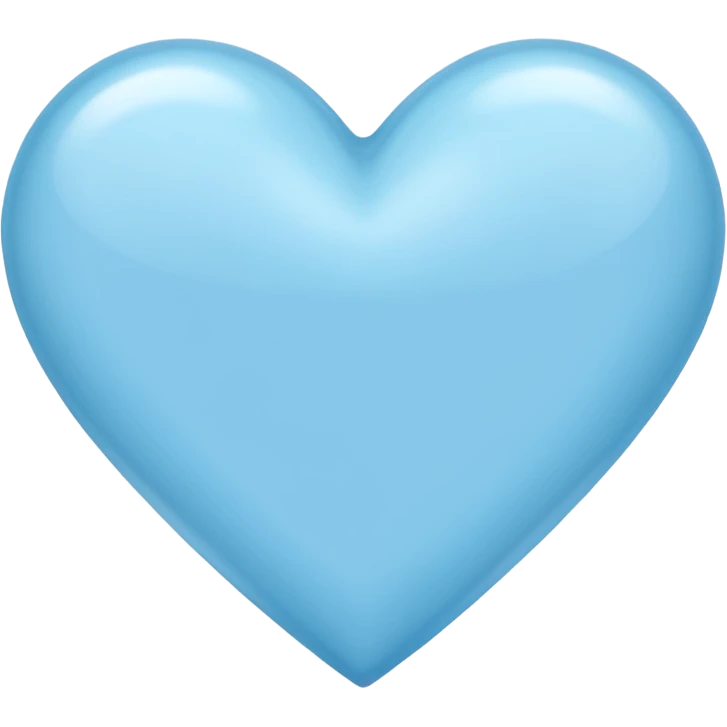Corazon azul claro emoji