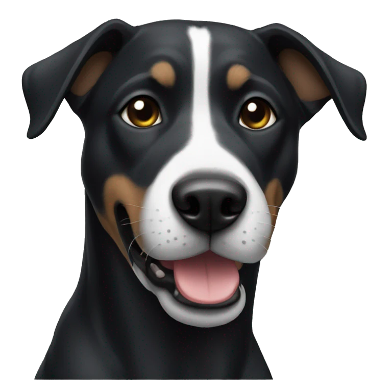 Perro negro emoji