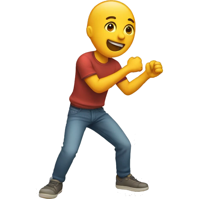 Knee slapping emoji