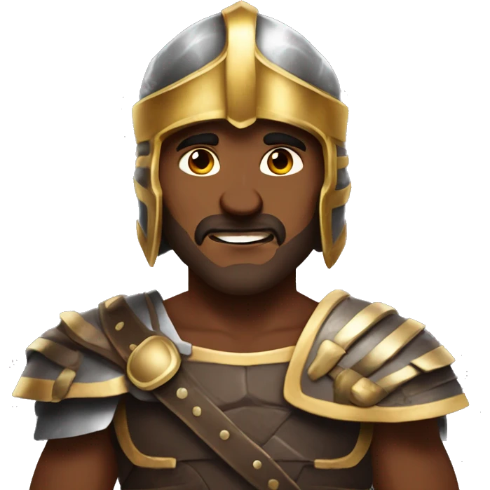 male gladiator fantasy emoji