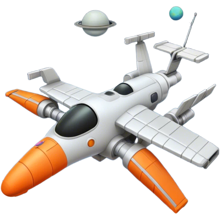 Gravity, space, Starcraft, neon, realistic orange station emoji
