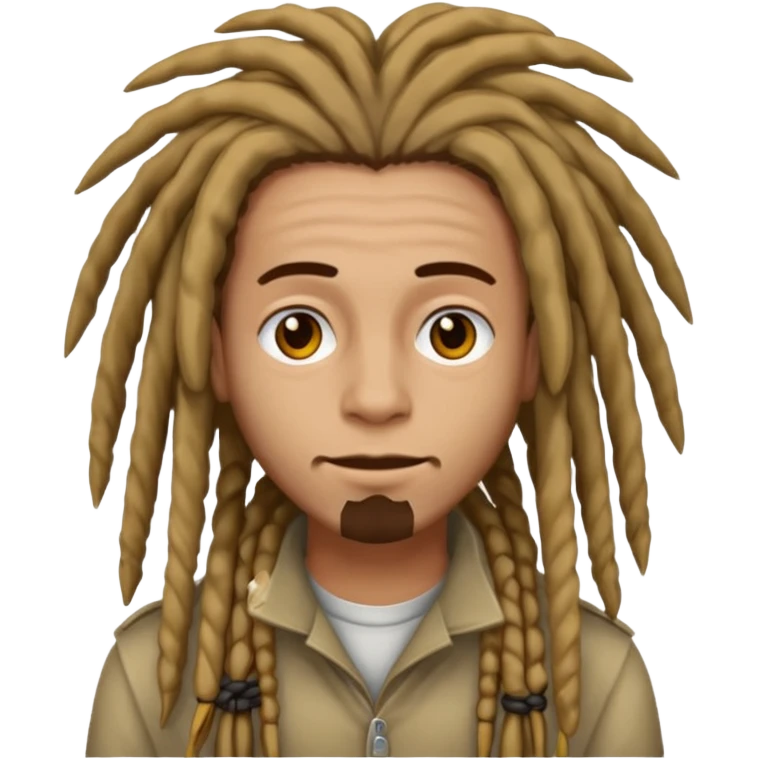 Nonchalant dread head  emoji