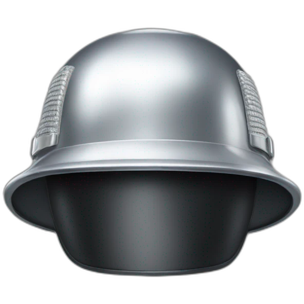 silver cop helmet emoji