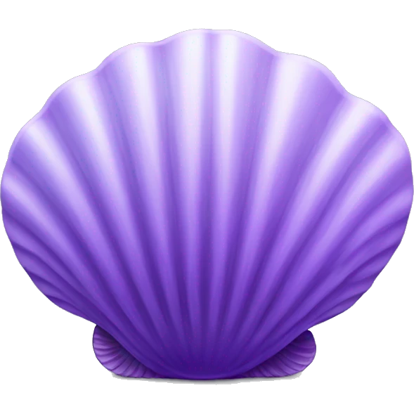 Open purple clam shell emoji